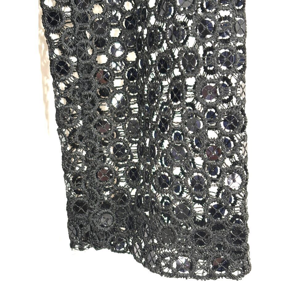 NWOT Designer Lily Pulitzer Black Sequin Aaliyah Dress Size 4 - Picture 6 of 16